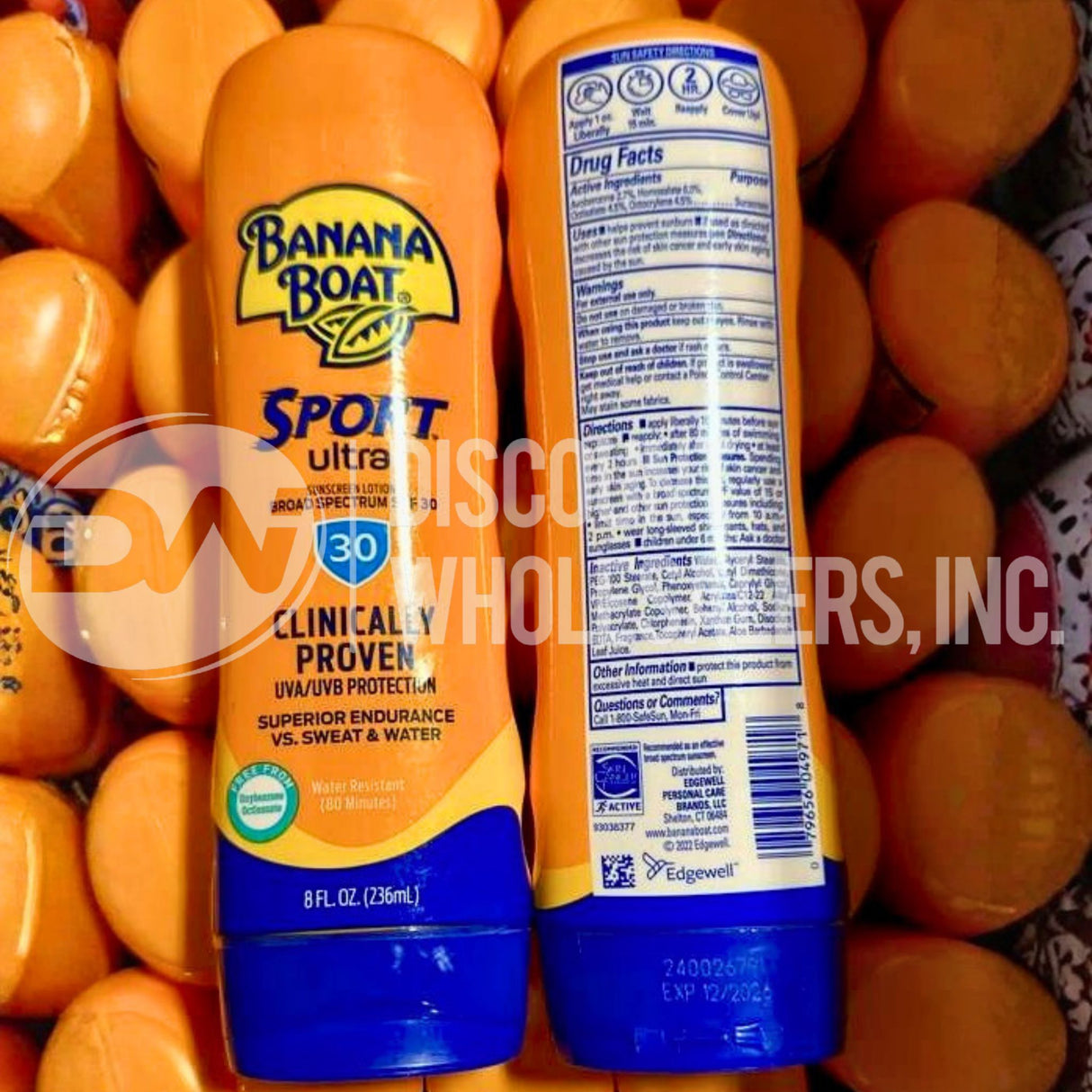 Banana Boat Ultra Sport SPF 30 Sunscreen Lotion - 8 Oz (70 Pcs Lot)