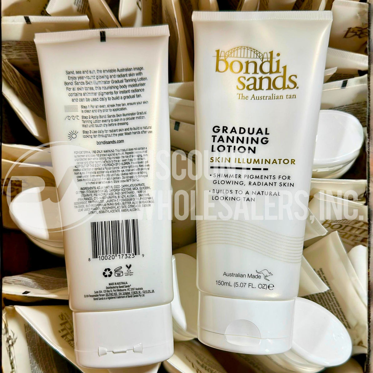 Bondi Sands Gradual Tanning Lotion Tinted Skin Illuminator - 5.07 Fl Oz (130 Pcs Lot)