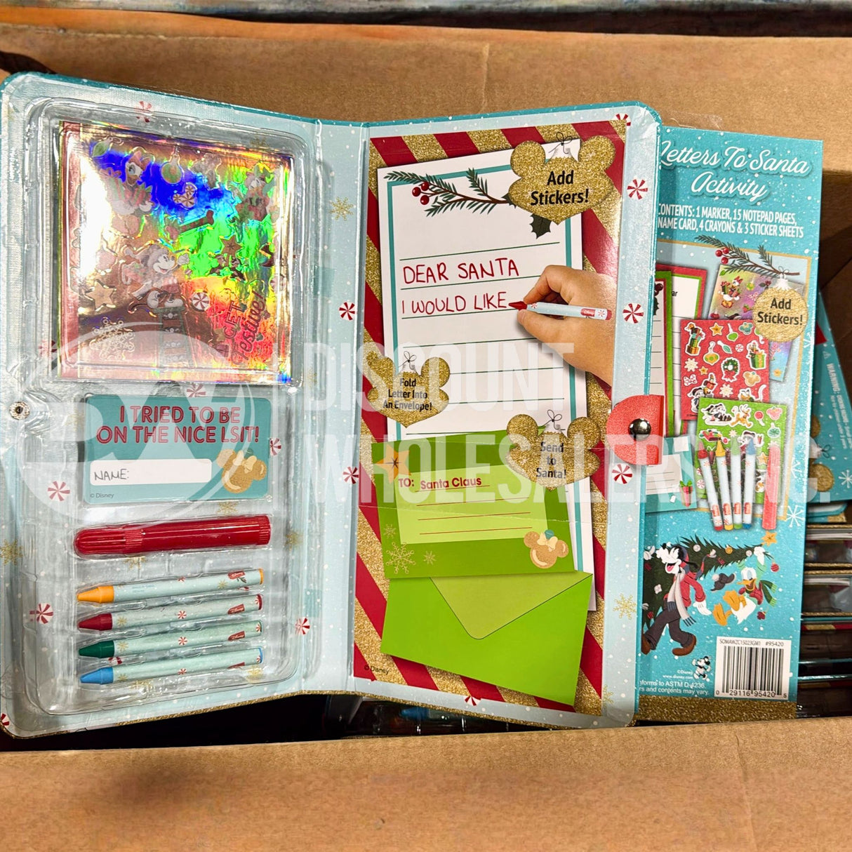 Disney Letters to Santa Activity 3+ (50 Pcs Lot)