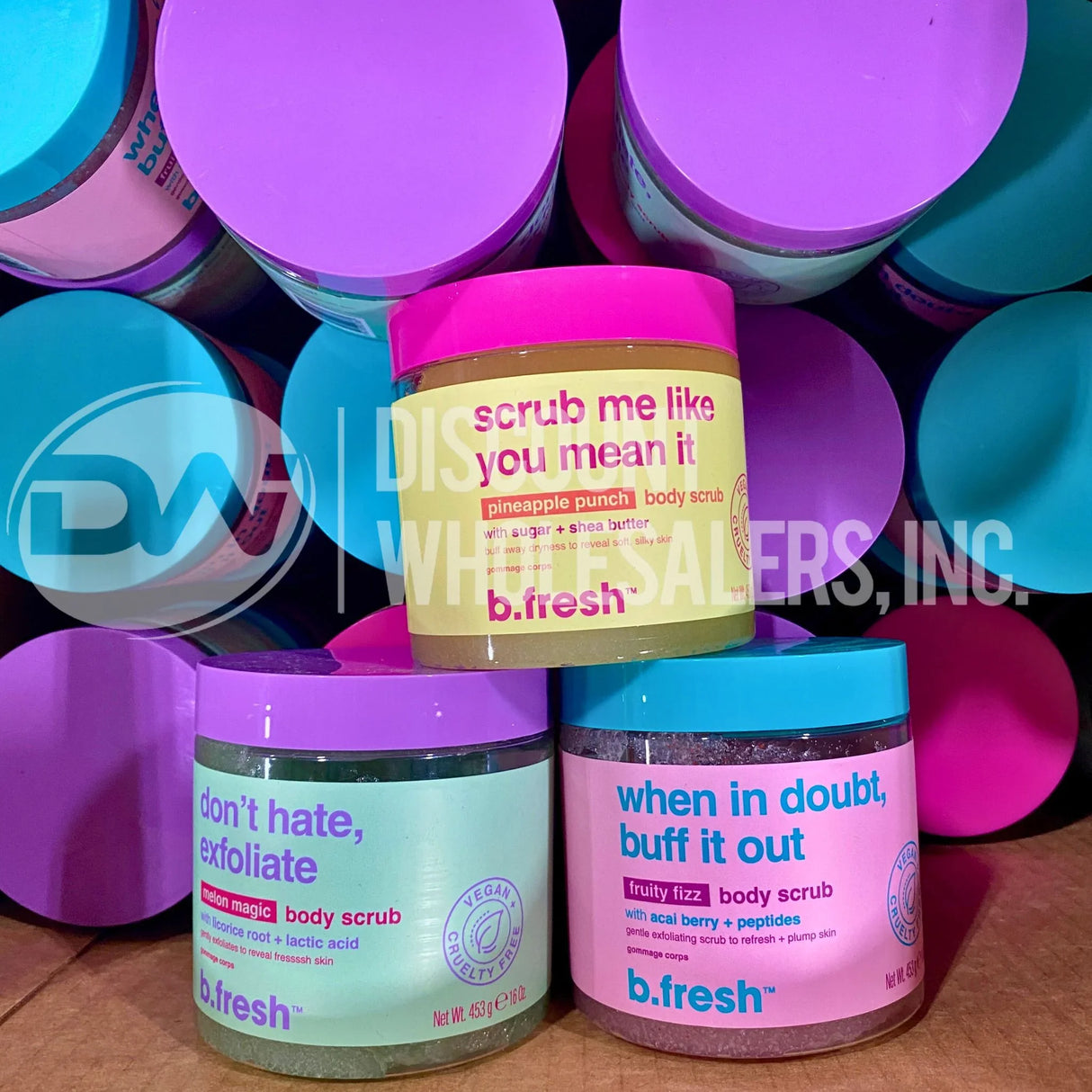B.Fresh Assorted Body Scrubs 16 Oz. (50 Pcs Lot)