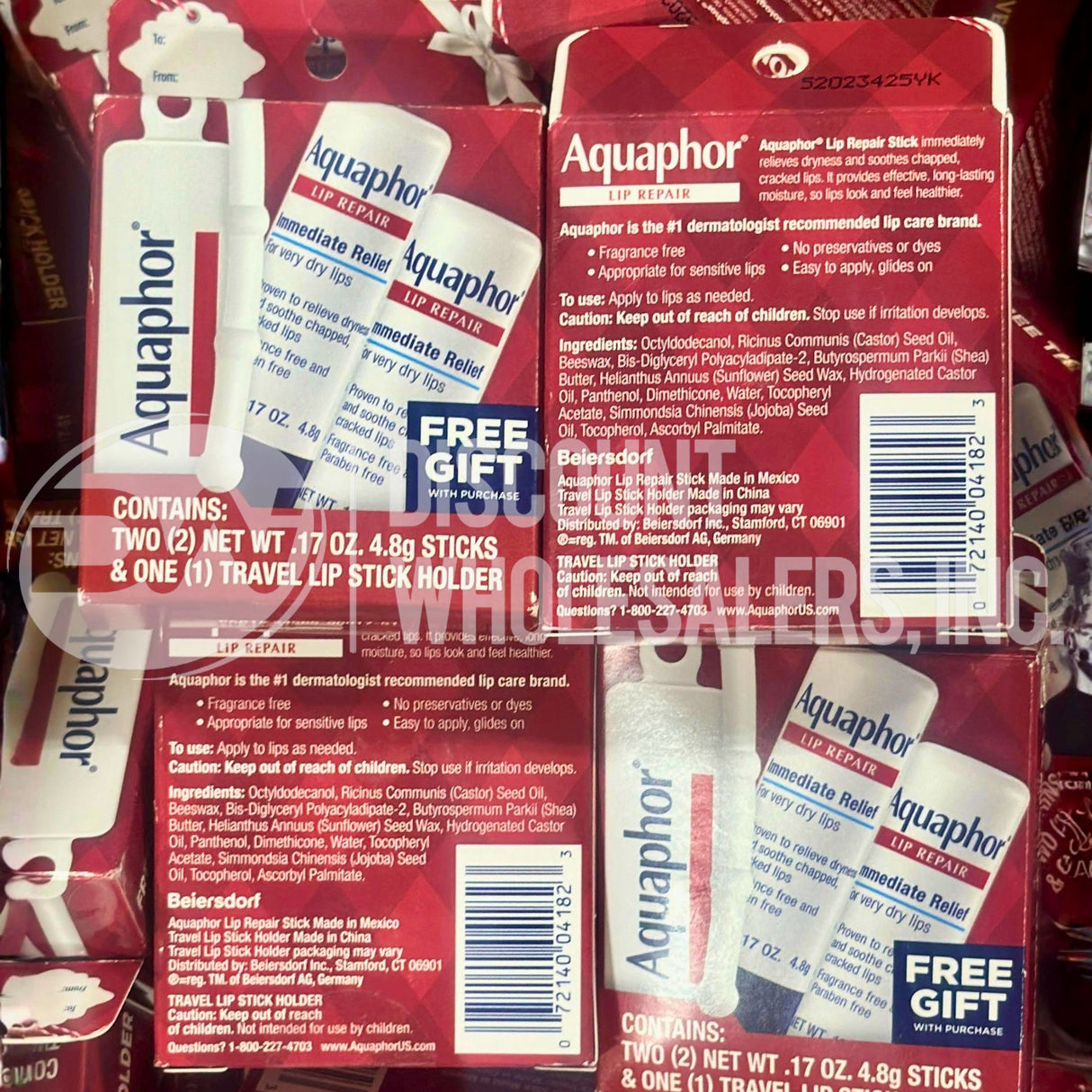 Aquaphor Lip Repair Inmediate Relief Travel Lipstick Holder (200 Pcs Lot)