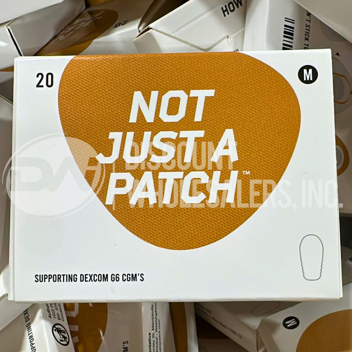 Not Just a Patch Dexcom G6 Cgm Adhesive Patches Size Medium - 20 CT (170 Pcs Lot)