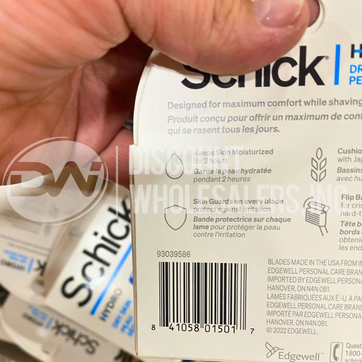 Schick Hydro Dry Skin 4 Cartridges 5 Blades (277 Pcs Lot)