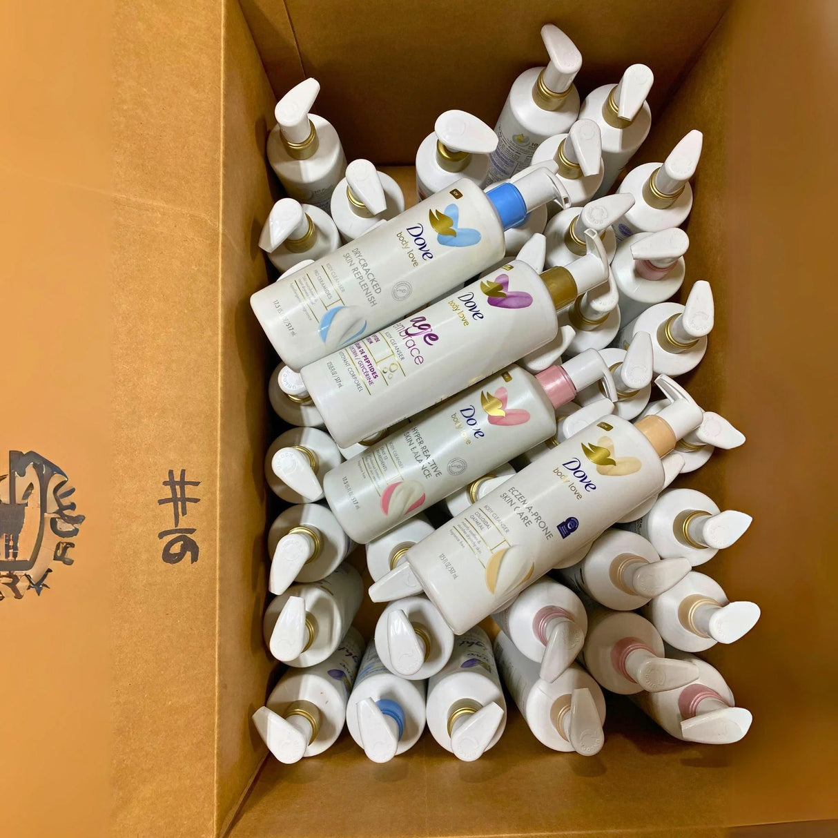 Dove Body Love Body Cleanser 17.5 floz (50 Pcs Lot)