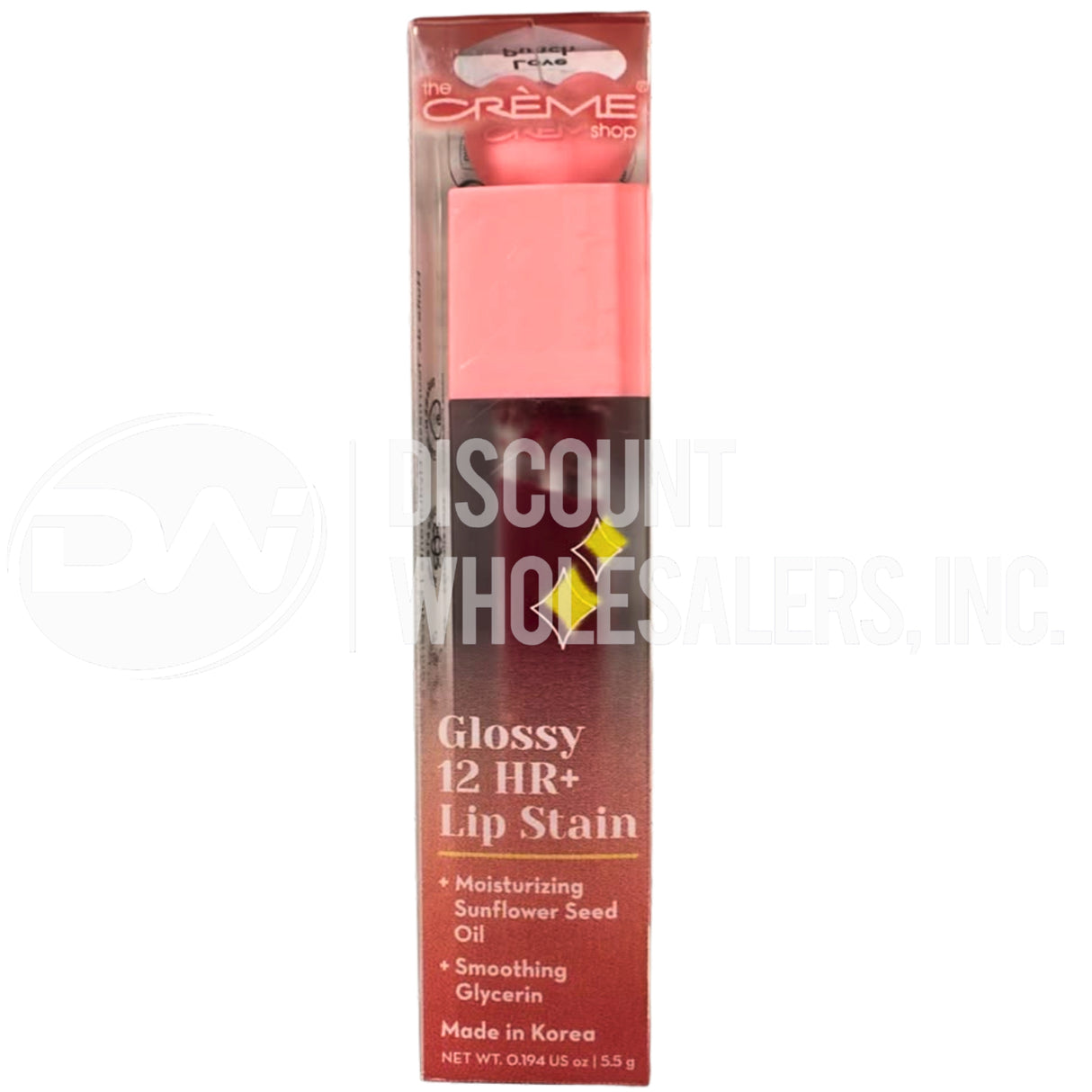 The Creme 's Ultra-Moisturizing, 12HR+ Long-Lasting Glossy Lip Stain Love Punch (144 Pcs Lot)
