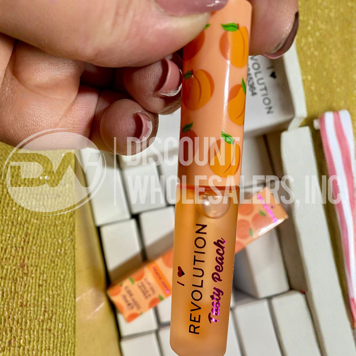 Revolution i Heart Tasty Peach, Lip Oil Peach Juice (72 Pcs Lot)