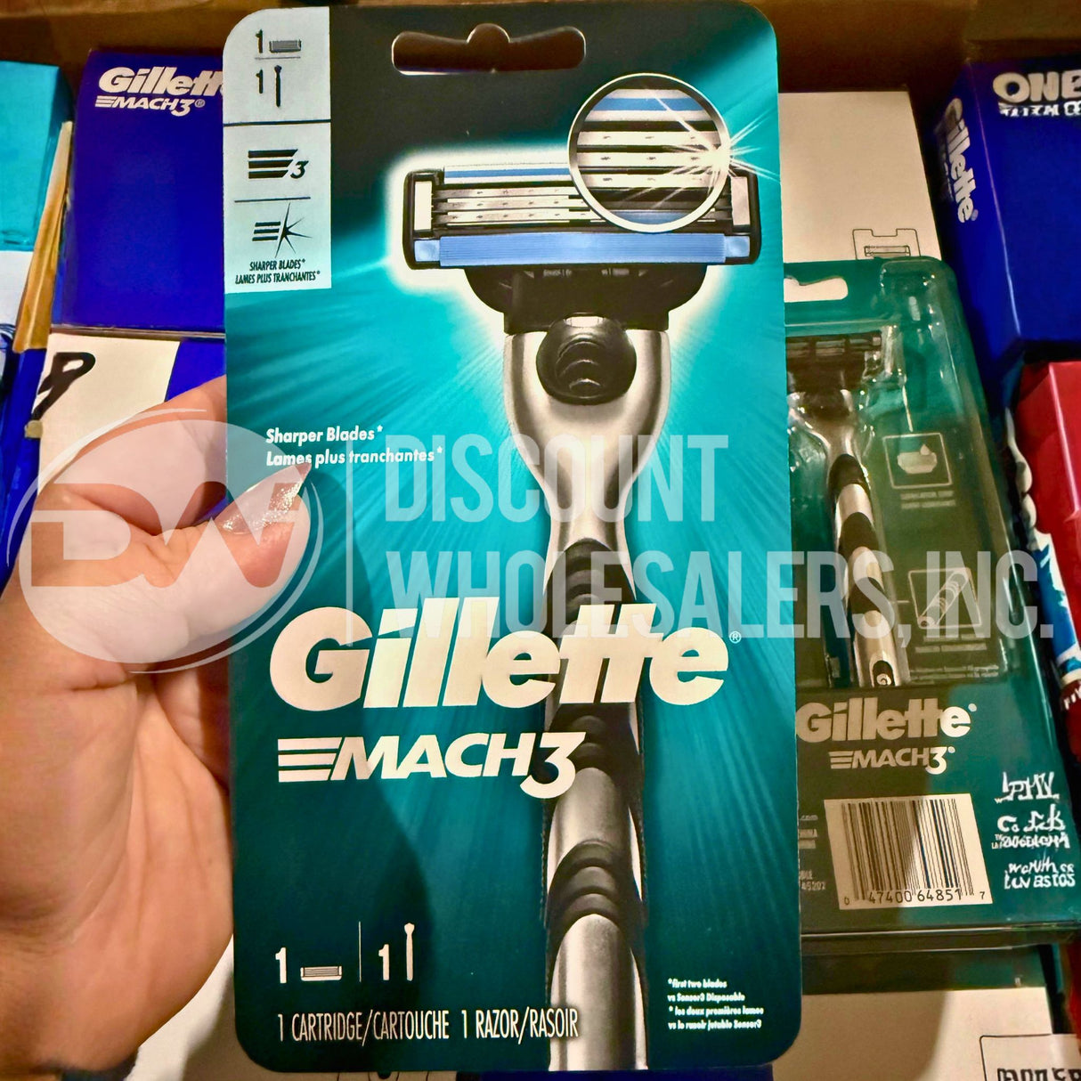 Gillette Mach 3, 1 Cartridge 1 Razor (80 Pcs Lot)