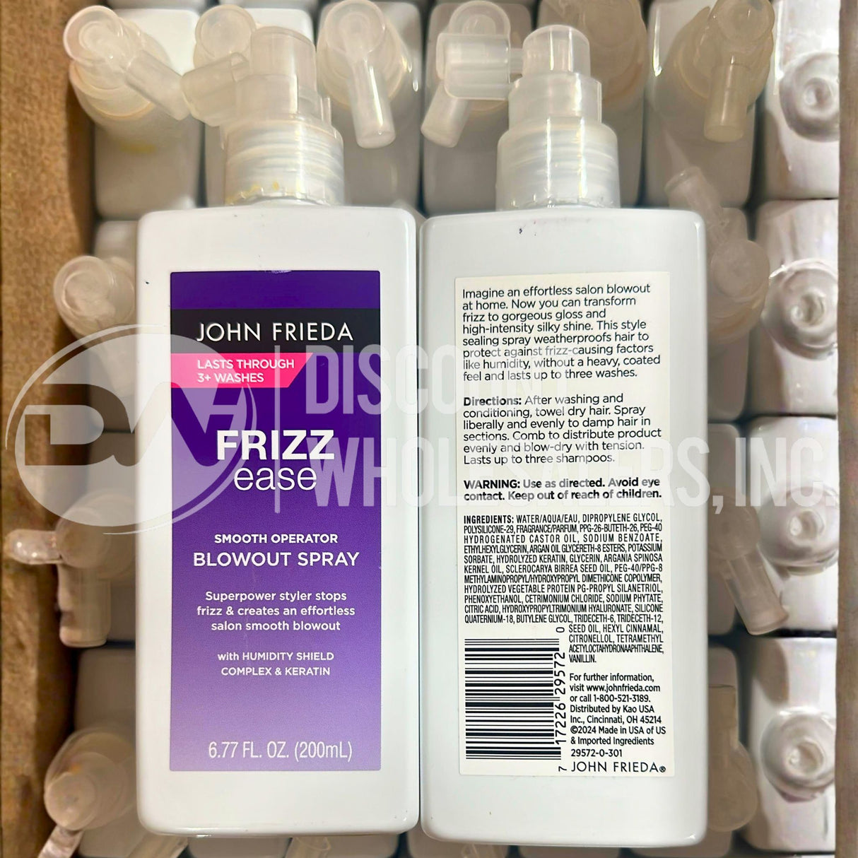 John Frieda Frizz Ease Smooth Operator Blowout Spray w/ Keratin 6.77 Fl Oz (90 Pcs Lot)