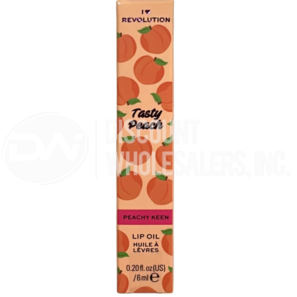 Revolution Tasty Peach Tinted Lip Oil Peachy Keen 0.20 Fl (144 Pcs Lot)