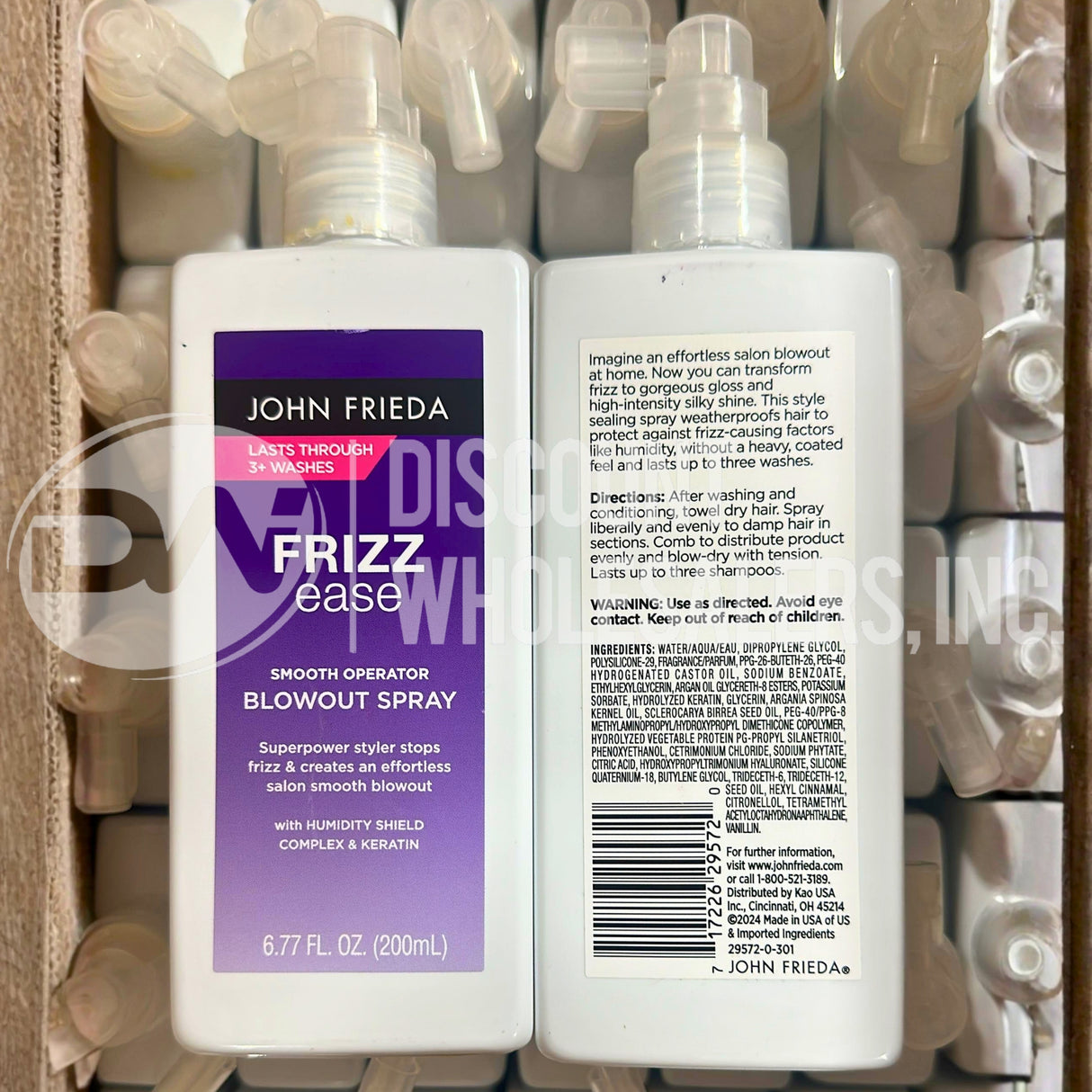 John Frieda Frizz Ease Smooth Operator Blowout Spray w/ Keratin 6.77 fl oz (120 Pcs Lot)