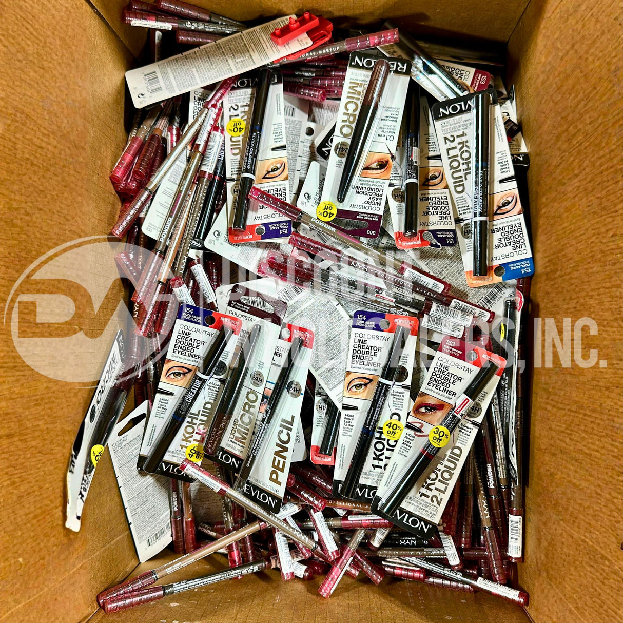 Eyeliners, Eyebrow And More, Assorted Different Shades And Brands (270 Pcs Lot)