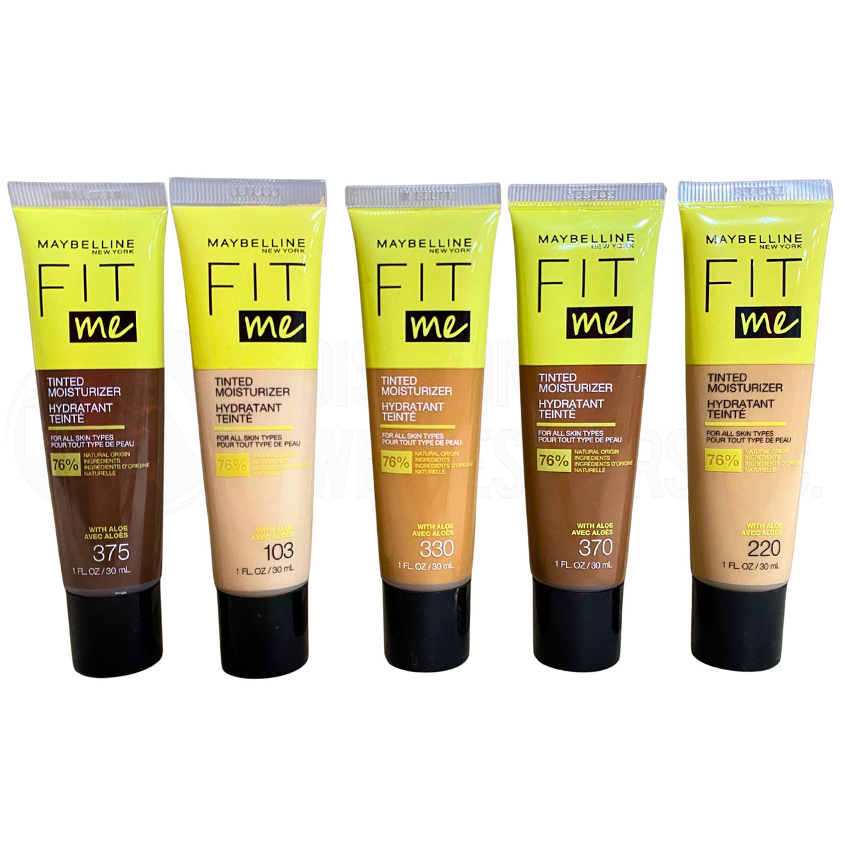Maybelline New York Fit Me Tinted Moisturizer Different Shades (100 Pcs Lot)