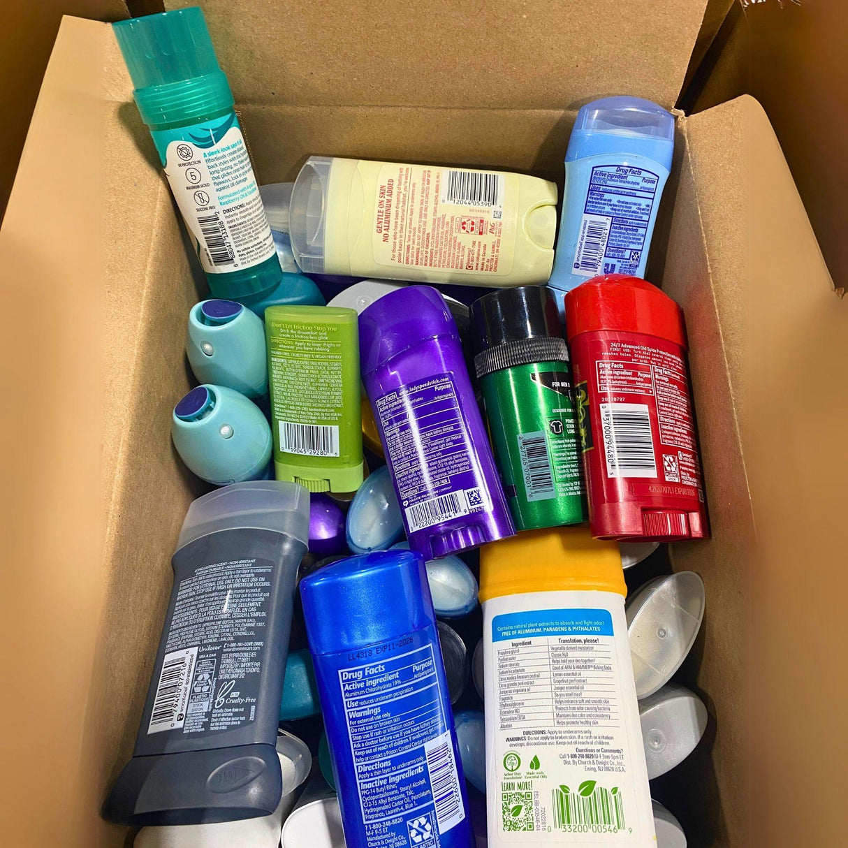 Suave, Ban, Brut, Dove, Old Spice, Arrid, Arm & Hammer Assorted Deodorant