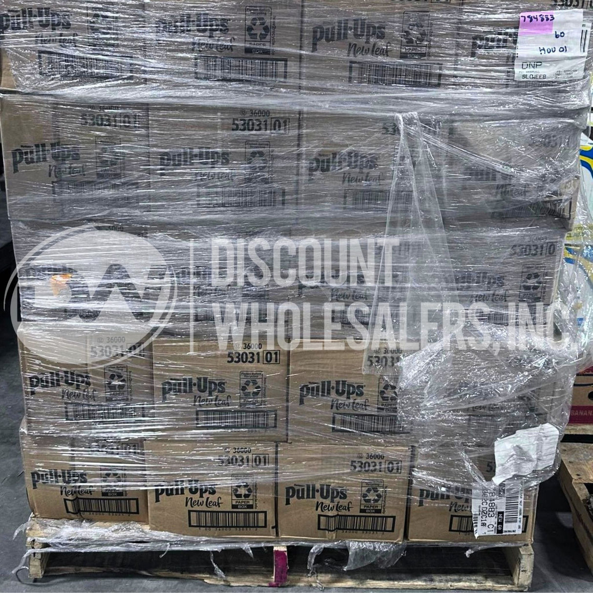Huggies Pull-Ups New Leaf 2t-3t 16-34 lbs, 18 Count (240 Pcs Per Pallet)