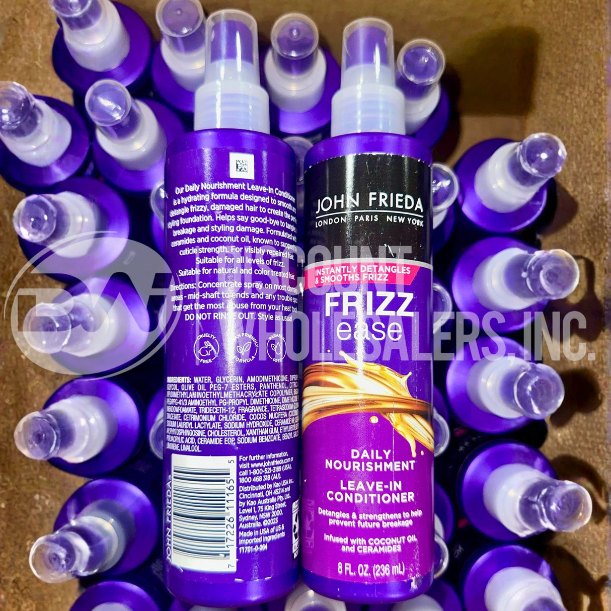 John Frieda Frizz Ease Daily Nourishment Leave-In Conditioner 8 Fl. Oz. (130 Pcs Lot)