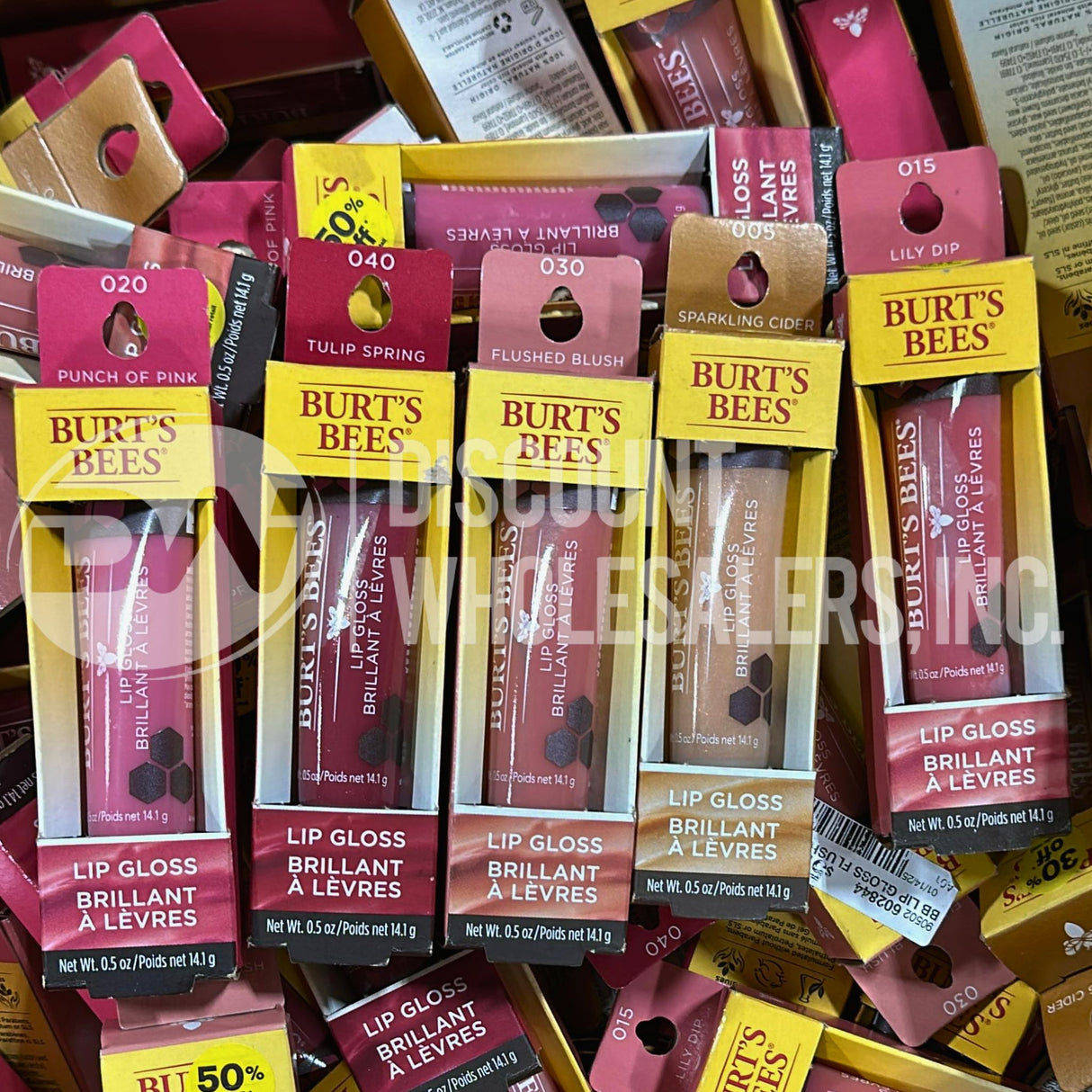 Burt's Bees Brillant Lip Gloss Assorted Different Shades (135 Pcs Lot)
