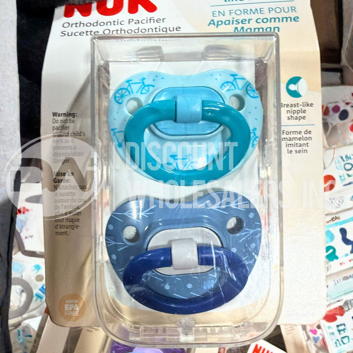 Nk Orthodontic Pacifier Different Sizes and Colors (60 Pcs Lot)