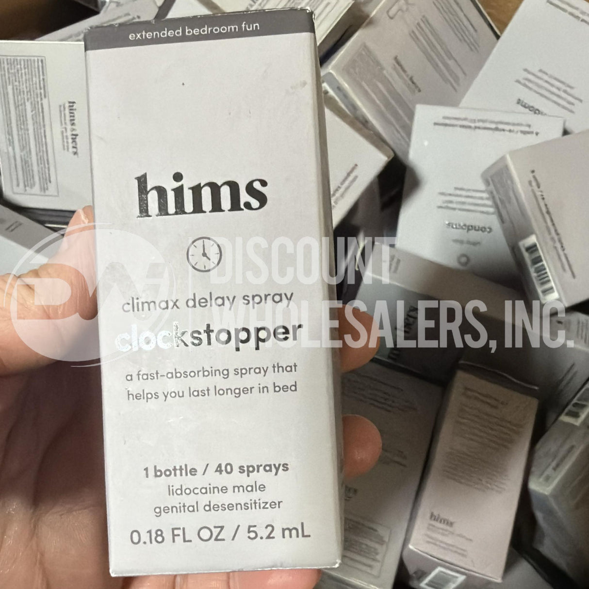 Hims & Hers Assorted Condoms and Spray Clockstopper (98 Pcs Lot)