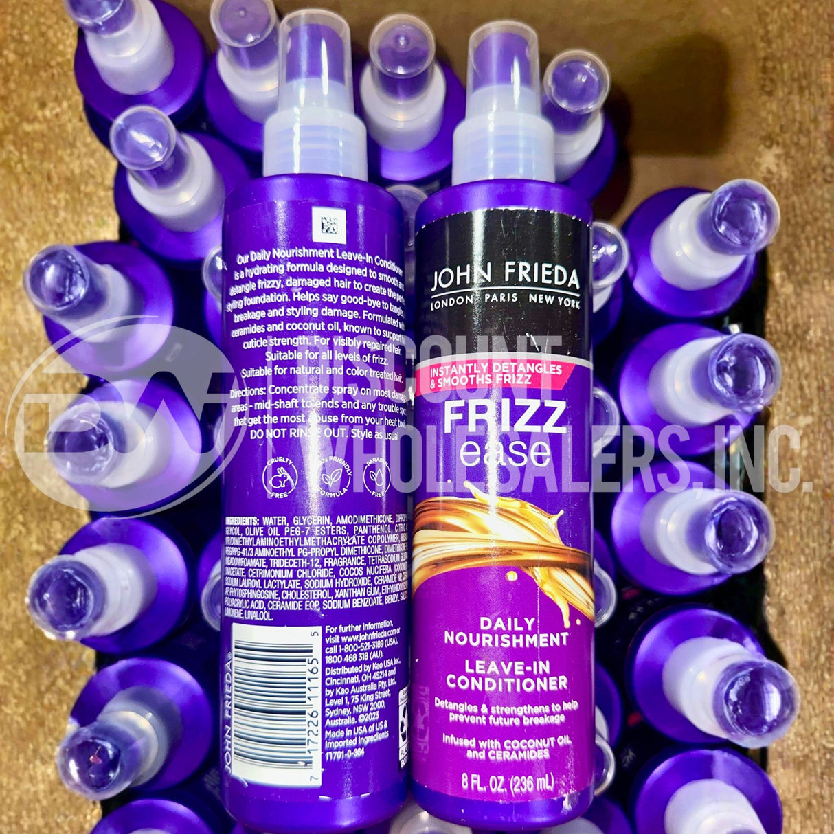 John Frieda Frizz Ease Daily Nourishment Leave-In Conditioner 8 fl. oz (73 Pcs Lot)