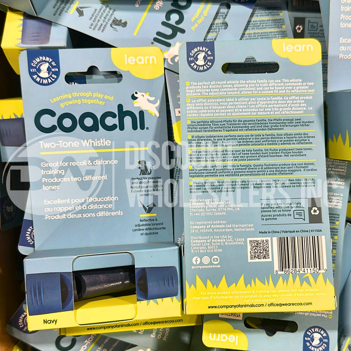 Silbato bicolor Coachi Dog Learning (lote de 87 piezas)