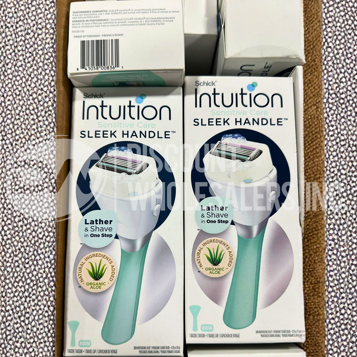 Schick Intuition Sensitive Care Sleek Handle Women's Razor With Travel Cap (160 Pcs Lot)
