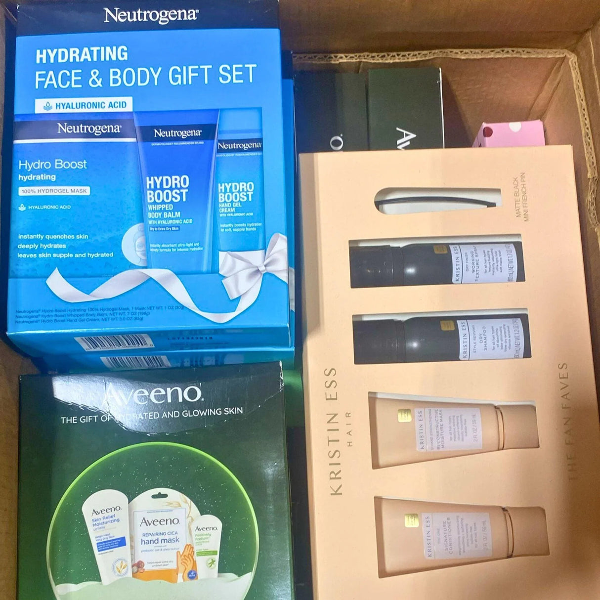 Assortes Brand Sets Includes Aveeno , Neutrogena & Kristin Ess