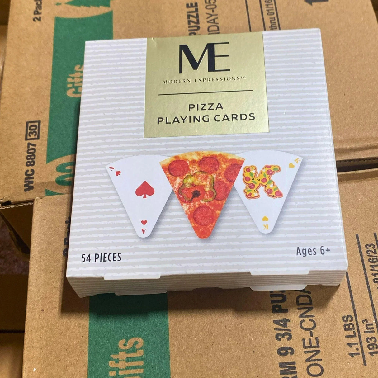 ME Modern Expressions Pizza Playing Cards