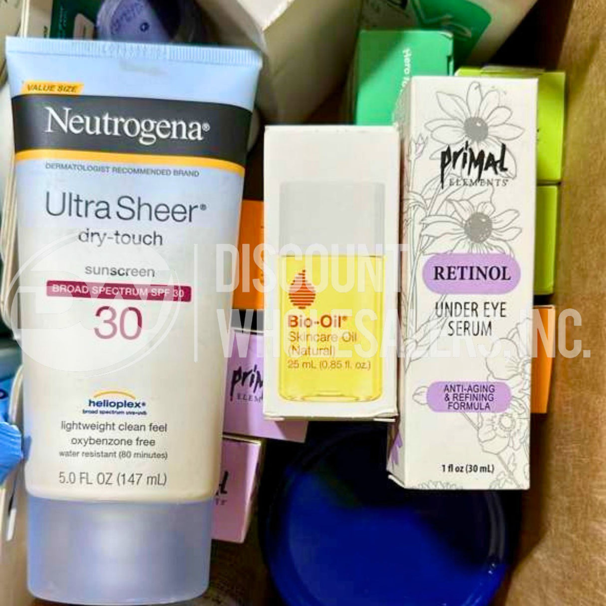 Skin Care Assorted Different Brands And Sizes (65 Pcs Lot)