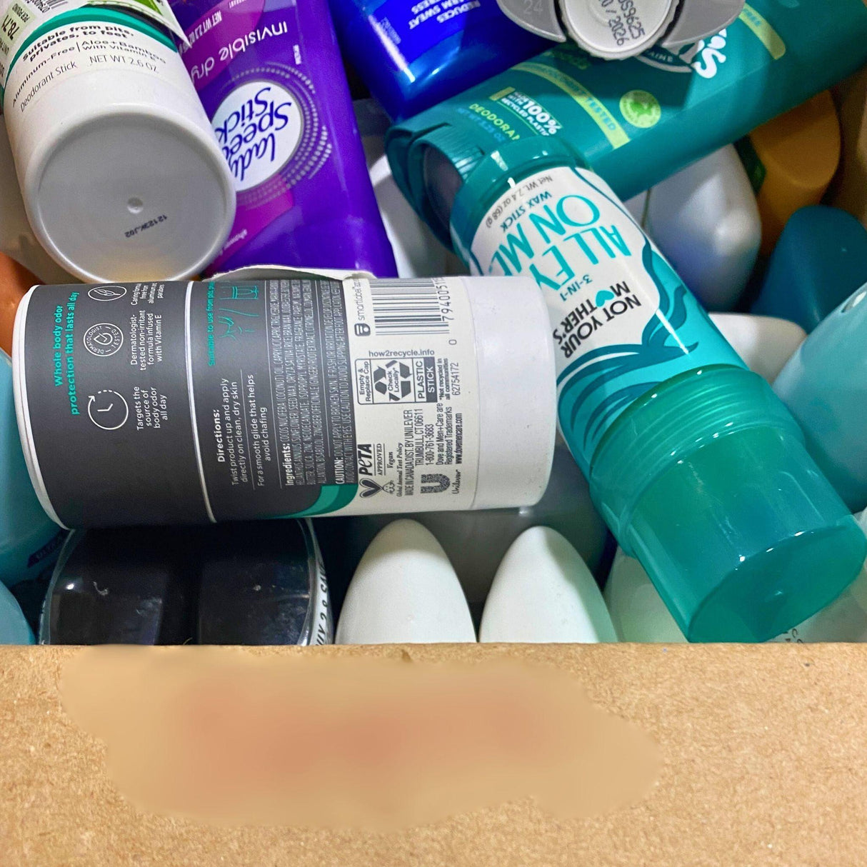 Assorted Different Deodorant Sizes and Scents for Women and Men