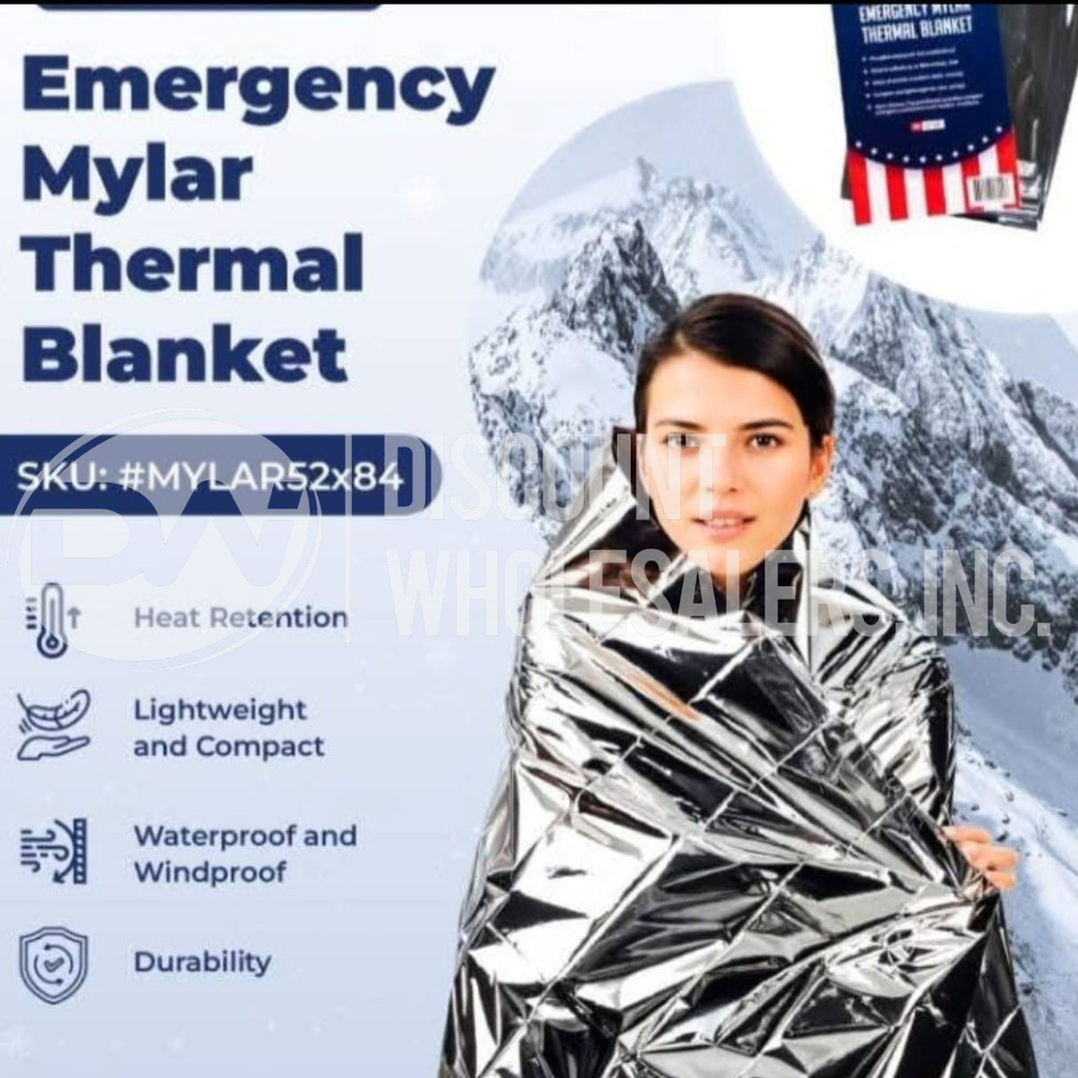 Mylar Emergency Blankets – Bulk Wholesale Opportunity (12,000 Units Per Pallet)