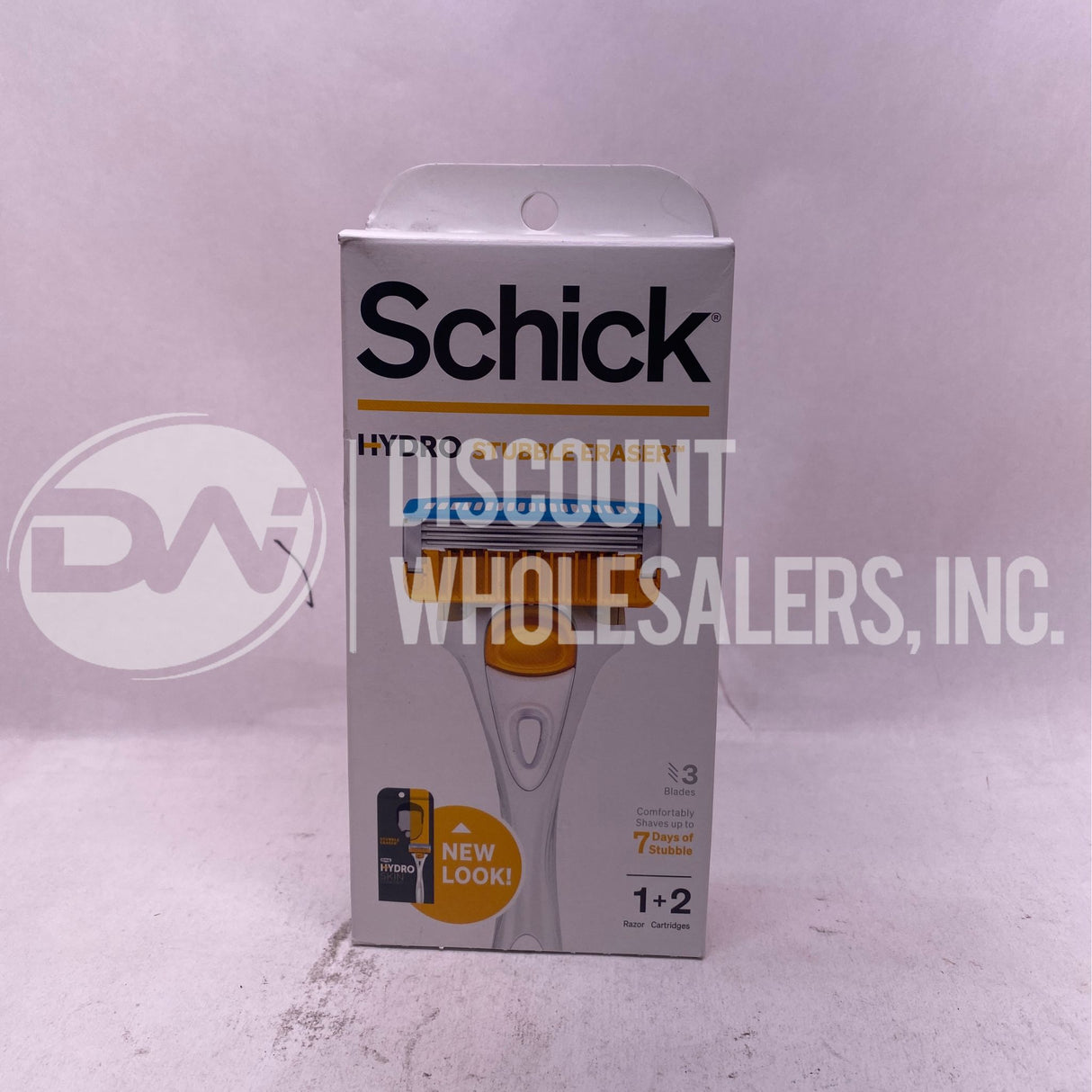 Schick Stubble Eraser Hydro Skin Confort 1 Razor , 2 Cartridges (600 Pcs Lot)