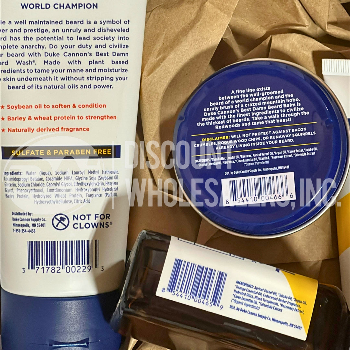 Best Damn Beard Balm, Oil, Wash Mix (75 Pcs Lot)