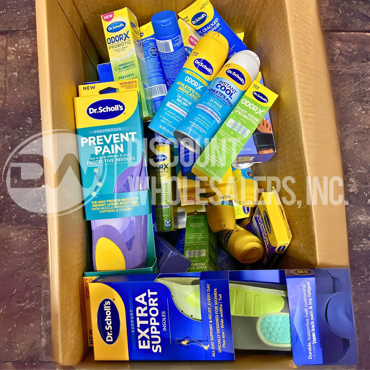 Dr. Scholl’s Assorted Foot Care Essentials – Relief & Comfort (50 Pcs Lot)