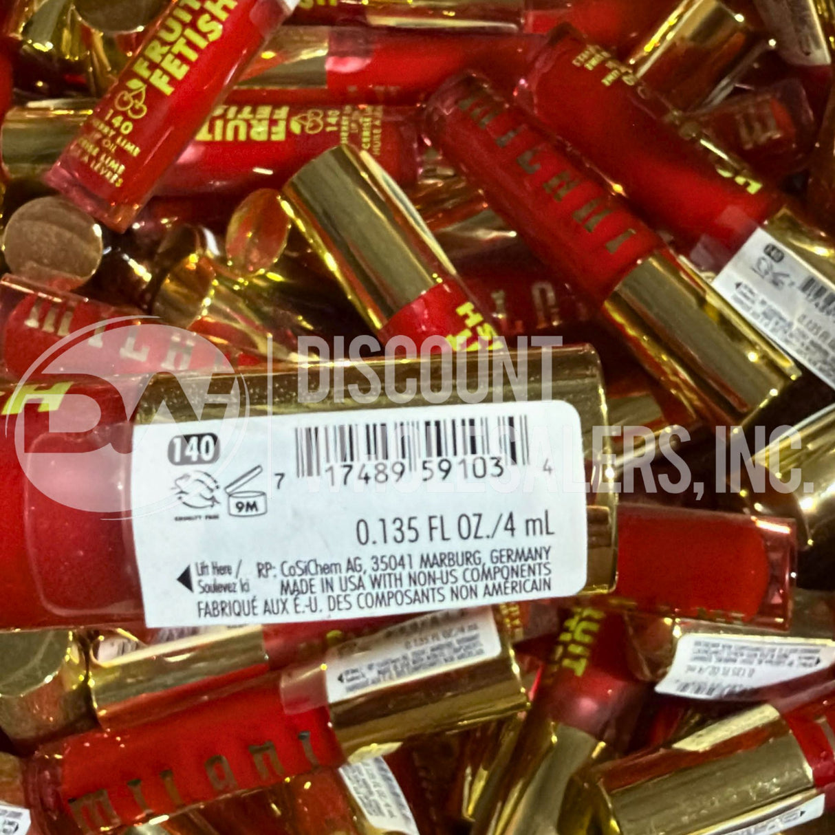 Milani Fruit Fetish Lip Oil With Vitamin E #140 Cherry Lime (155 Pcs Lot)