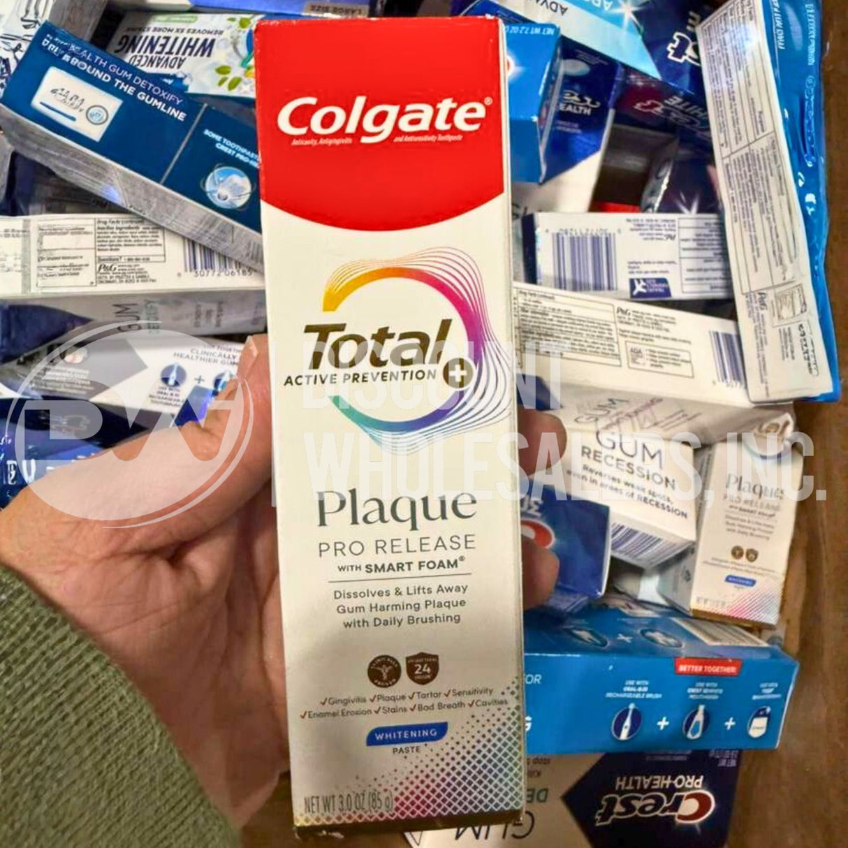 Crest and Colgate Assorted Toothpaste Different Sizes (60 Pcs Lot)