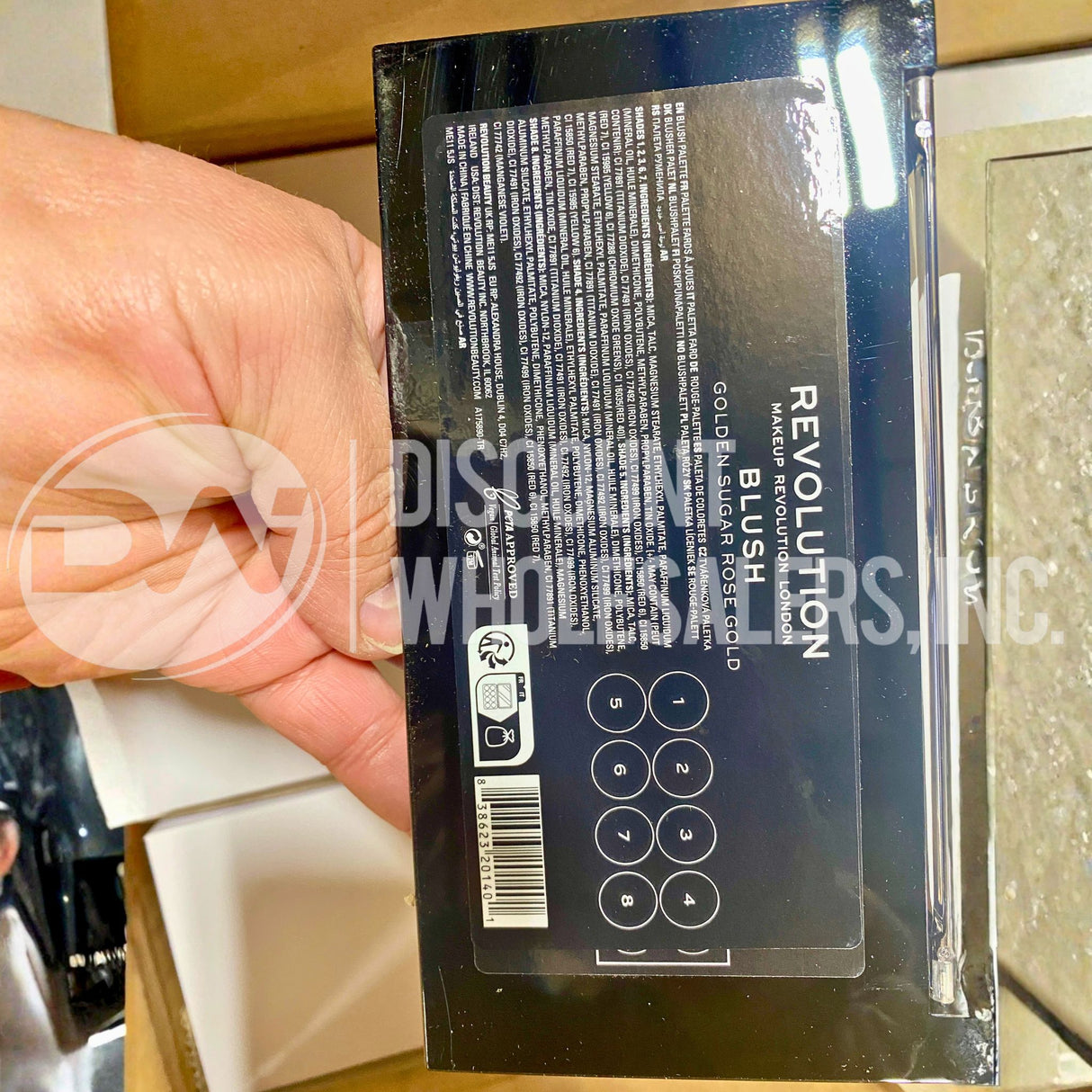 Revolution London Ultra Blush Golden Sugar Rose Gold Shadow Palette (72 Pcs Lot)