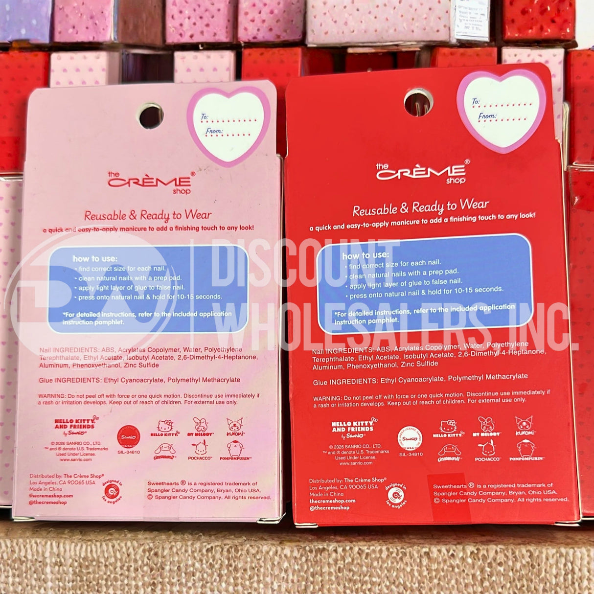 The Creme Shop Sweethearts Press-On Nails Mix (82 Pcs Lot)