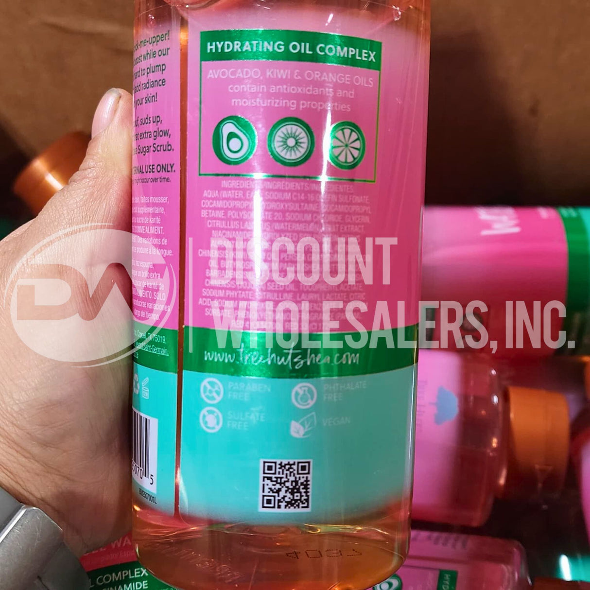 Tree Hut Watermelon Foaming Gel Wash Hydrate+Glow 18 Fl. Oz. (60 Pcs Lot)