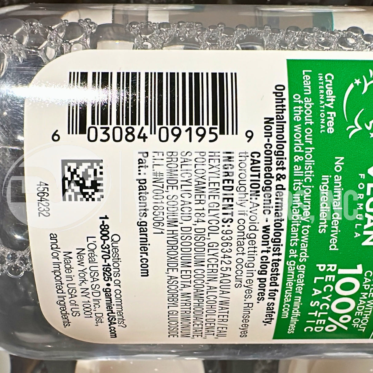 Micellar Cleansing Water Salicylic Acid 13.5 Oz (56 Pcs Lot)