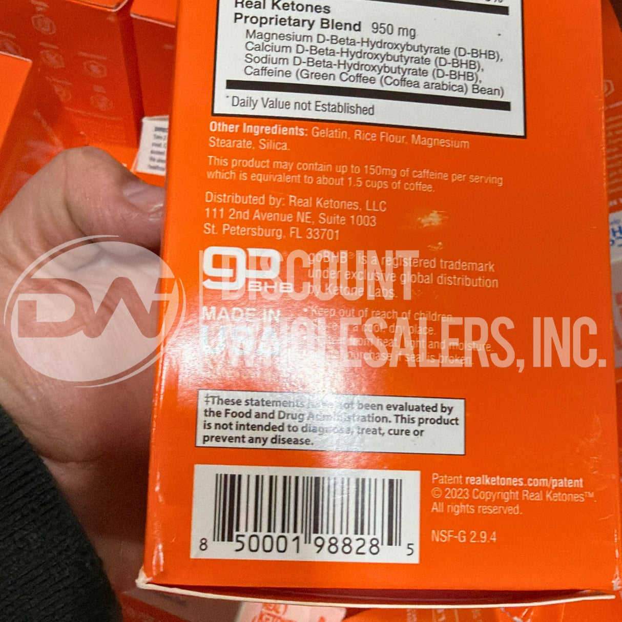 Real Ketones Dual Action Fat Burn 30 Caffeine Capsules (50 Pcs Lot)