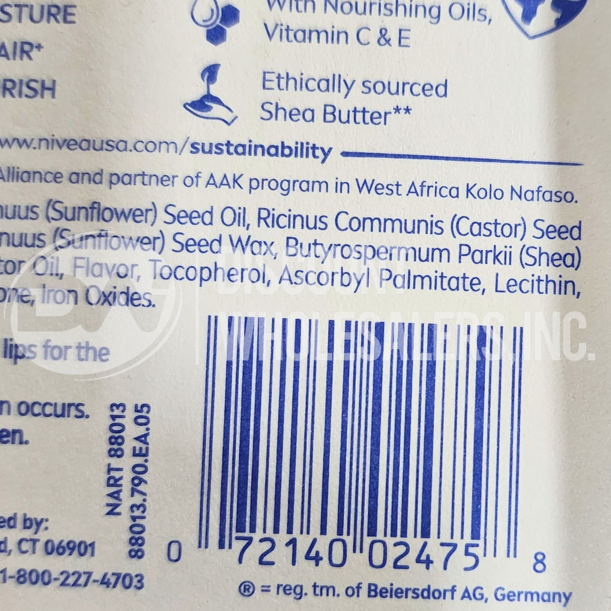 Nivea All-Day Lip Care Duo Vanilla Buttercream 0.17 Oz (220 Pcs Lot)