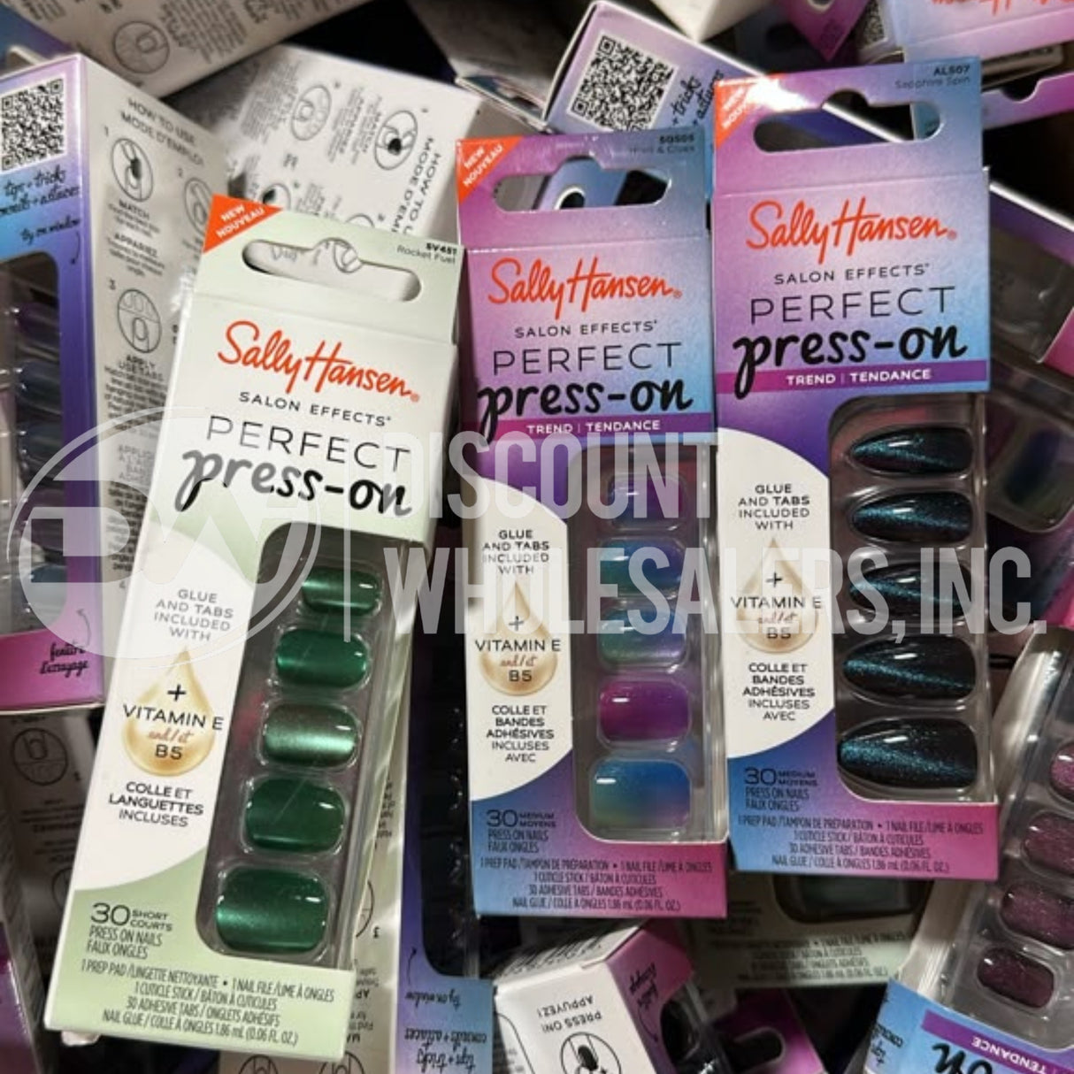 Sally Hansen Salon Effects Perfect Press-On Nails Mix (130 Pcs Lot)