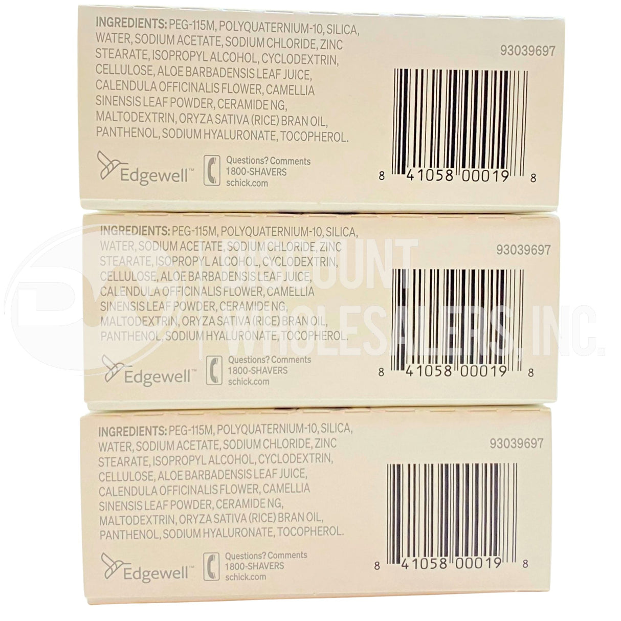 Schick Hydro Dry Skin 1 Razor + 2 Cartridges , 5 Blades 2 Hour Moisturizing Japanese Rice Bran Oil (70 Pcs Lot)