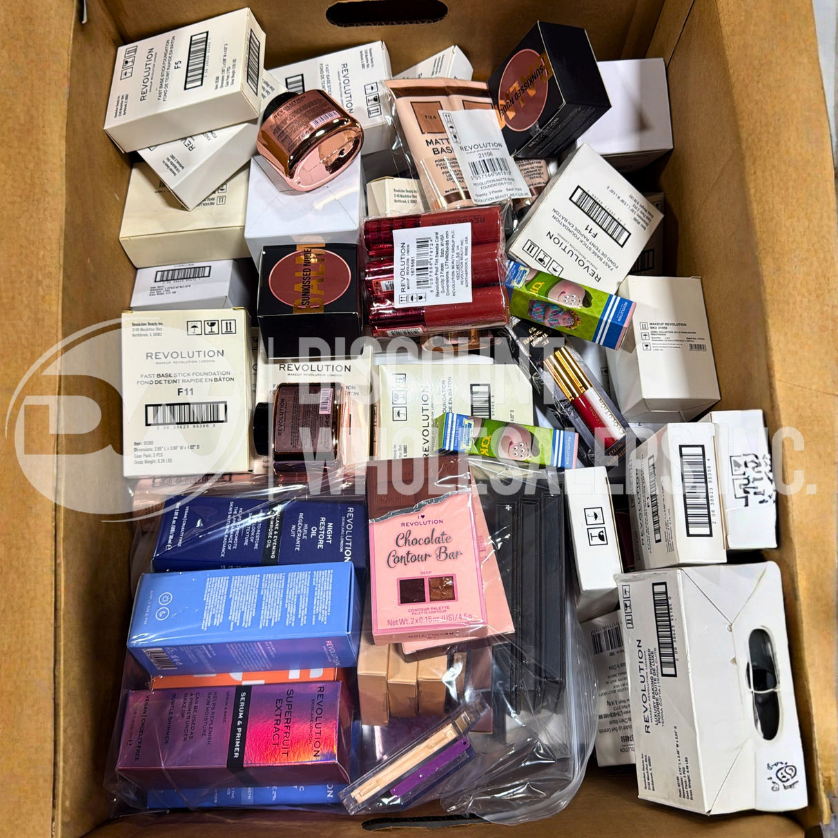 Surtido de Cosméticos Revolution (Lote de 250 Piezas)
