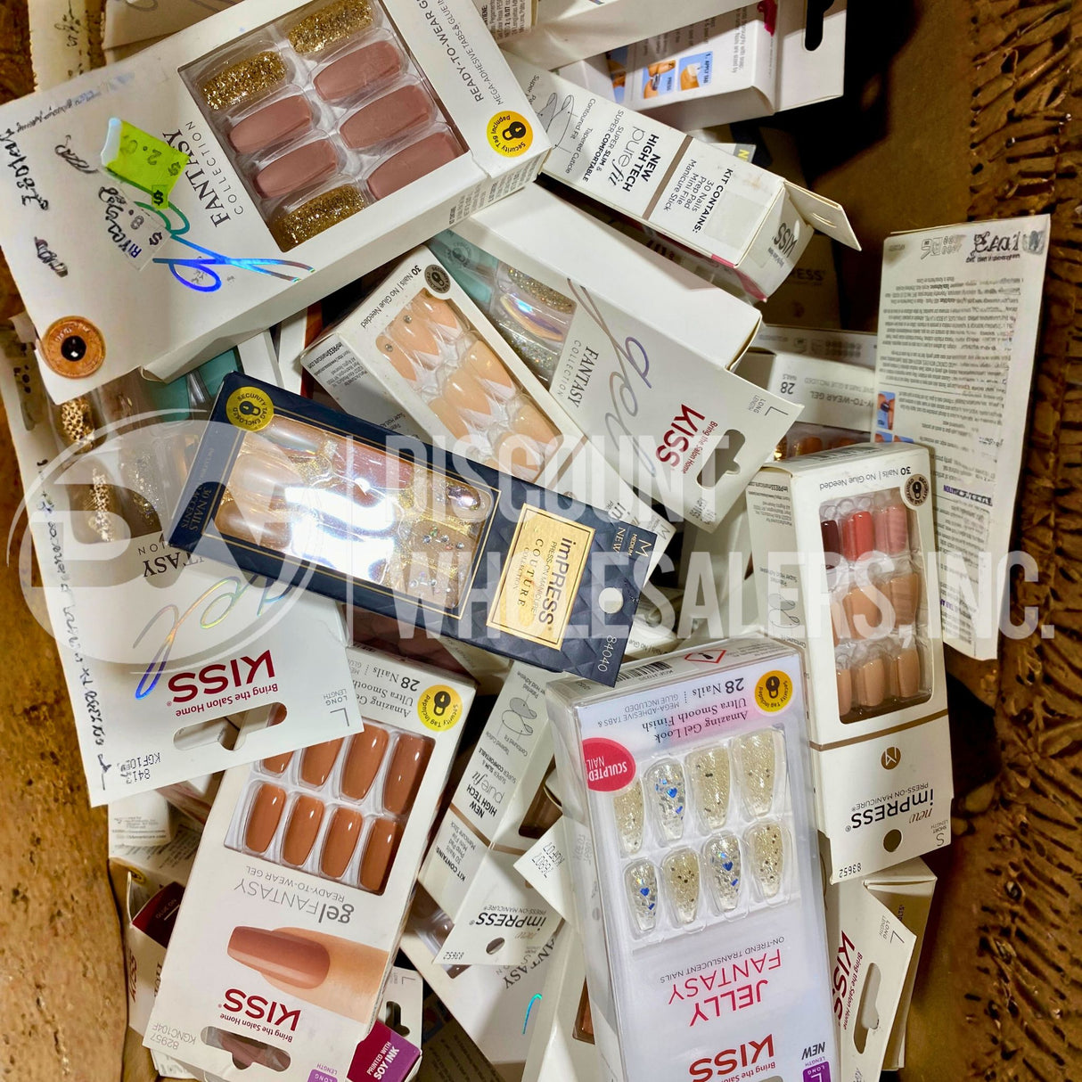 Kiss and ImPRESS Nails Assorted Shades and Styles (150 Pcs Lot)