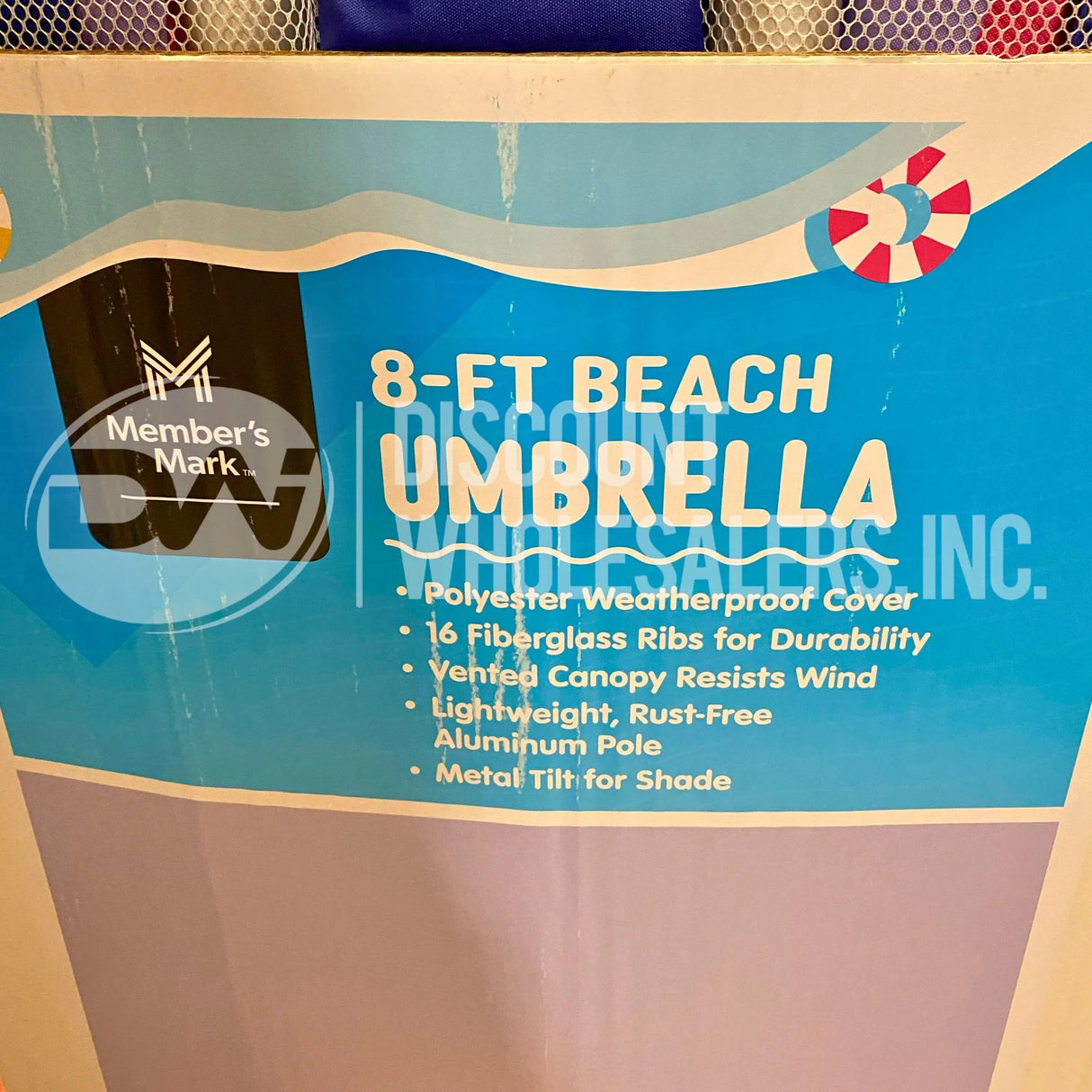 8FT BEACH UMBRELLA (120 PCS / PLT)