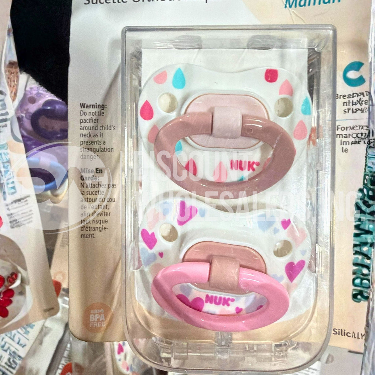 Nk Orthodontic Pacifier Different Sizes and Colors (60 Pcs Lot)