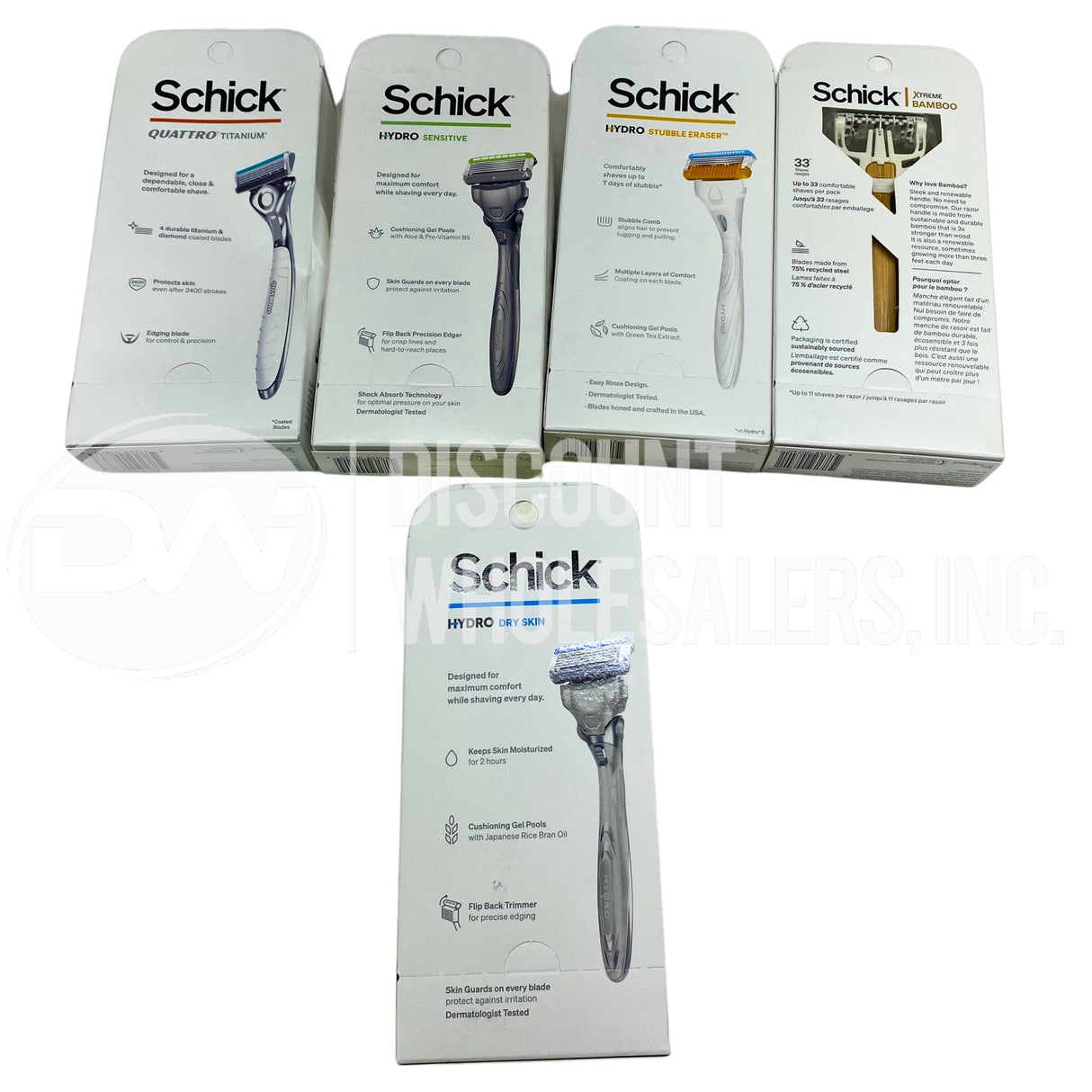 Schick Men Razors Assorted (200 Pcs Lot)