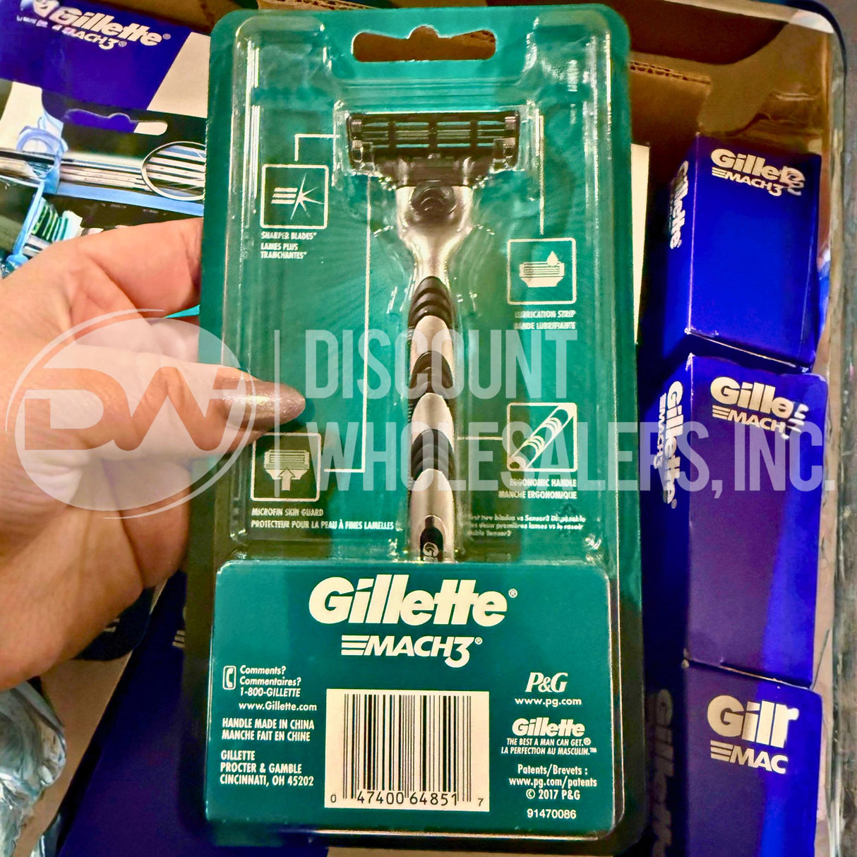 Gillette Mach 3, 1 Cartridge 1 Razor (80 Pcs Lot)