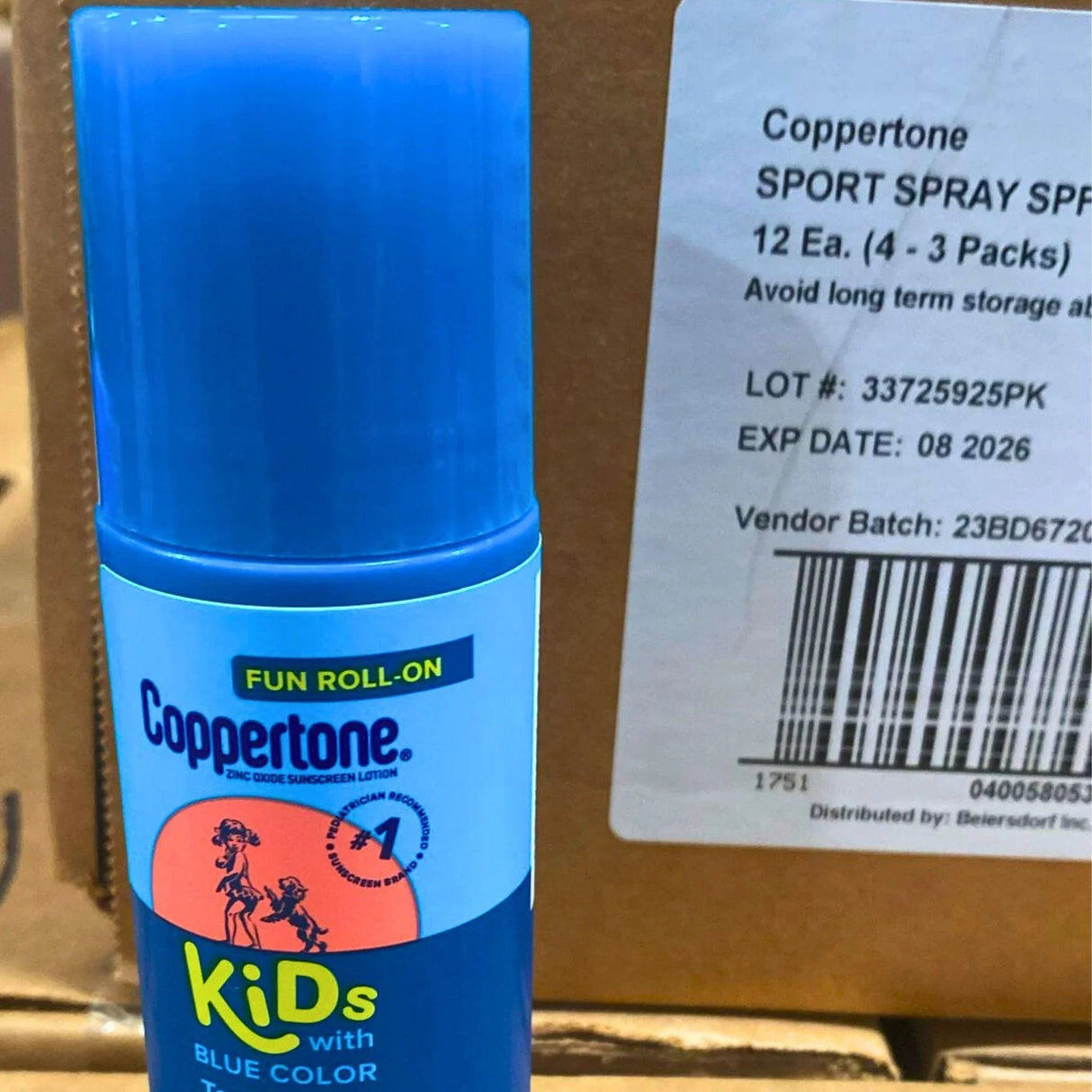 Coppertone Zinc Oxide Sunscreen Lotion Kids